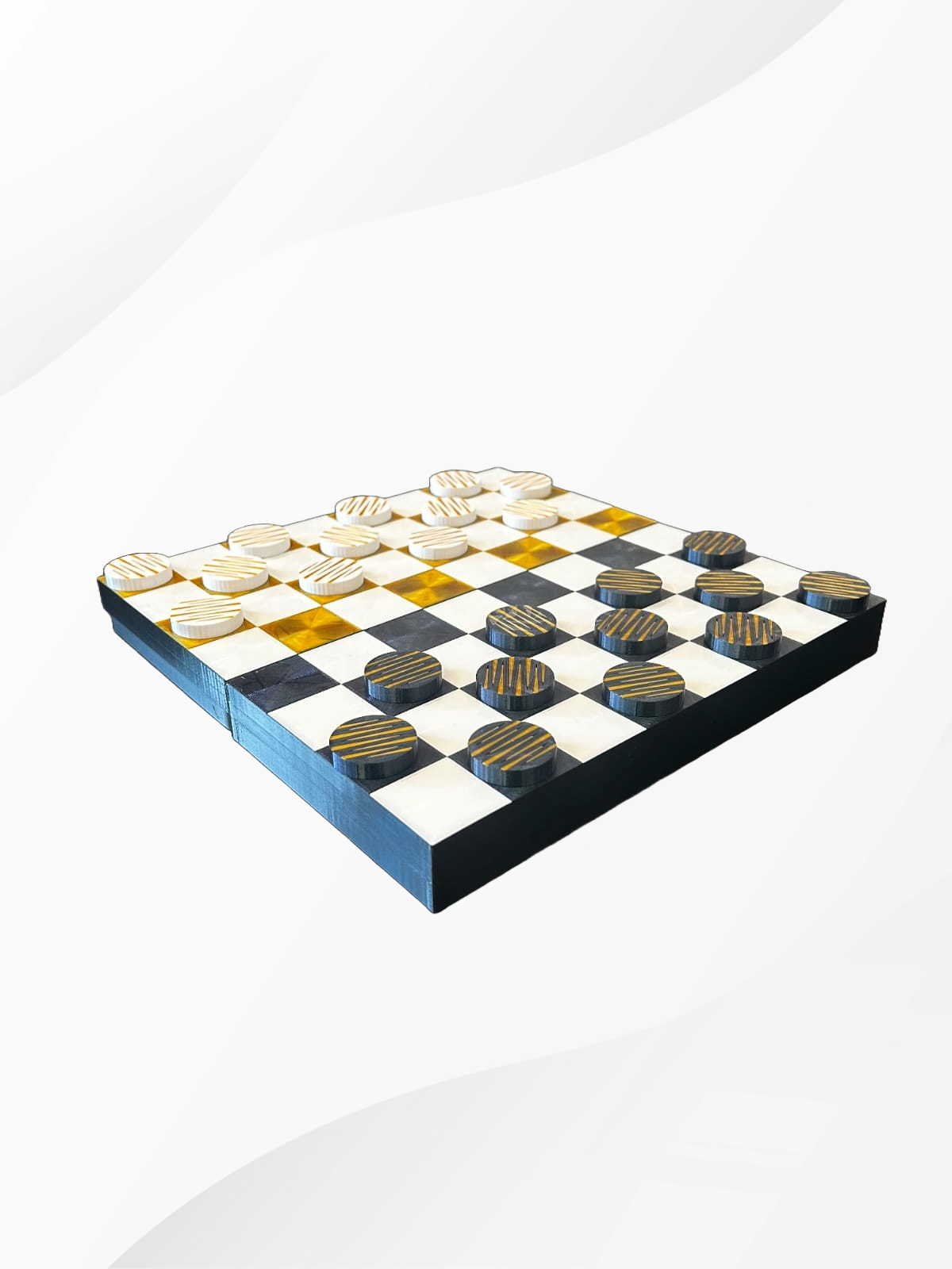 Klassiek Dambord met Luxe Speelstukken