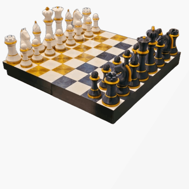 Klassiek Schaakbord met Luxe Speelstukken